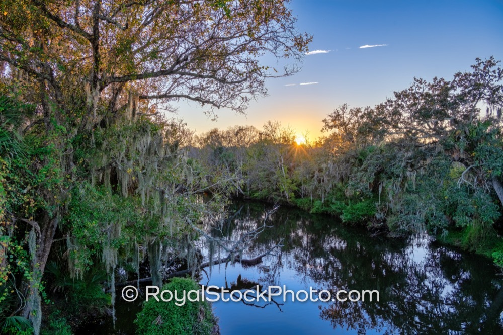 Relaxing Outdoor Escape Featuring Sunset Reflections at Turkey Creek Kayak Access Point Palm Bay Florida on Briar Creek Boulevard 20251122