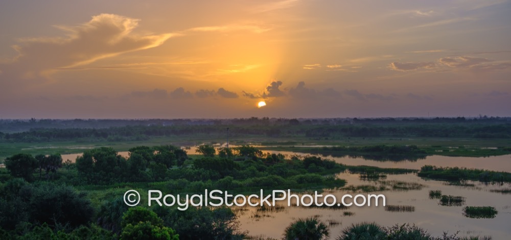 Experience the Unique Sunrise Over Wetlands at Wellington Environmental Preserve in Loxahatchee Florida on Flying Cow Ranch Road 20190707
