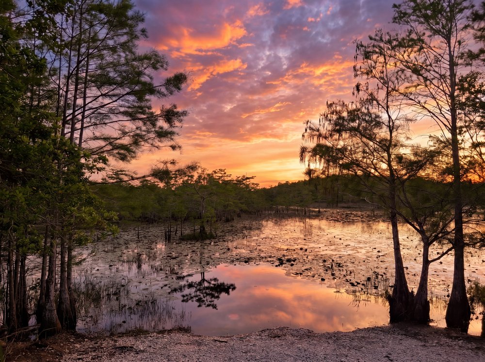 Loxahatchee C-18 Canal Epic Sunset Reflections