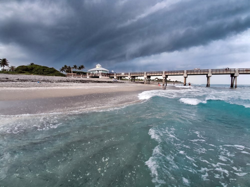 Dramatic Storm Clouds Over Florida Beach Pier 20260601